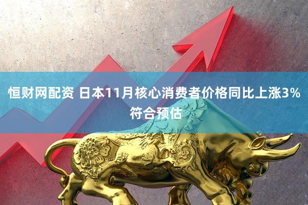 恒财网配资 日本11月核心消费者价格同比上涨3% 符合预估